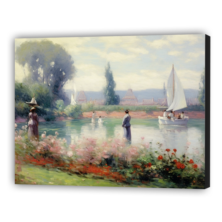 Enigma on the lake | Claude Monet