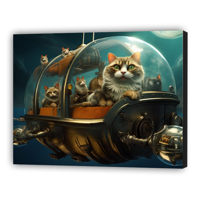 Cats in space | Salvador Dalí
