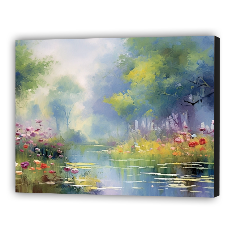 River in bloom | Claude Monet