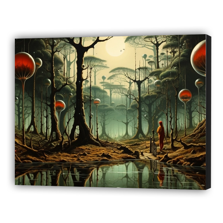 An alien forest | Salvador Dalí