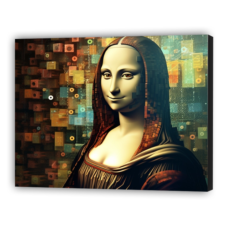 Mona Lisa Сyberpunk | Da Vinci