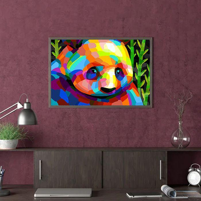 Colorful pandas