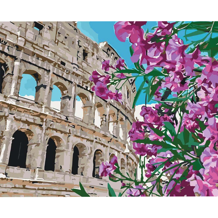 Colosseum in spring