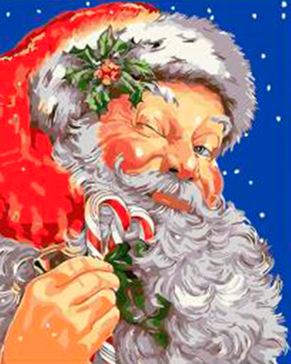 Winky Santa Claus