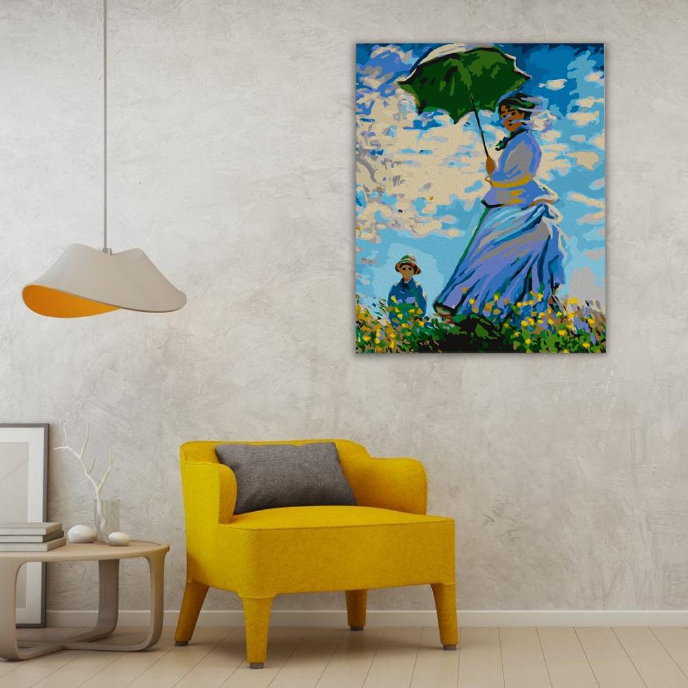 Claude Monet "Donna con un ombrellone"