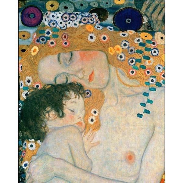 Gustav Klimt's mother and son