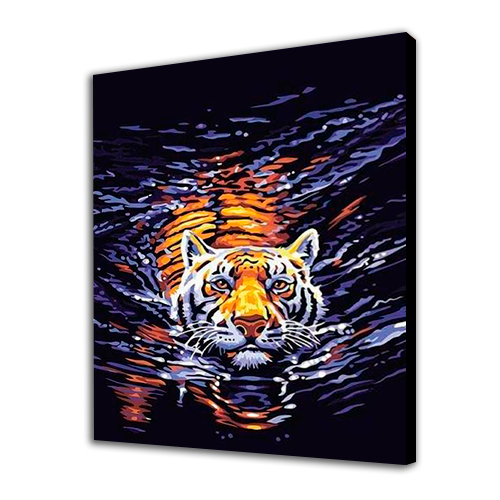Tigre in acqua