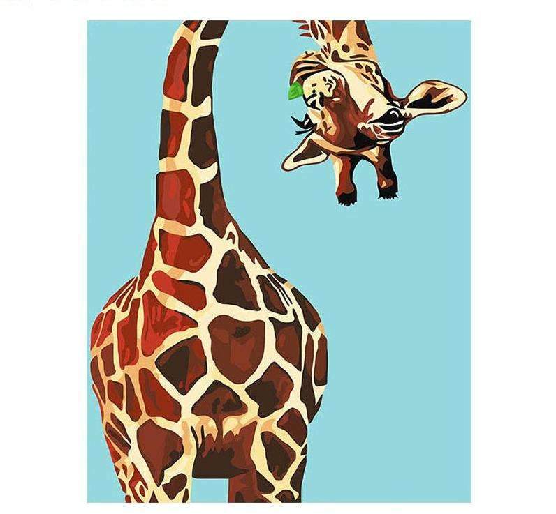 Una giraffa curiosa